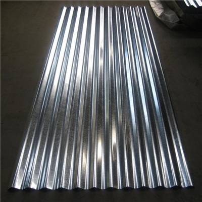 600mm-1250mm Width Galvanized Roofing Sheet 20-25um Top Paint Coating